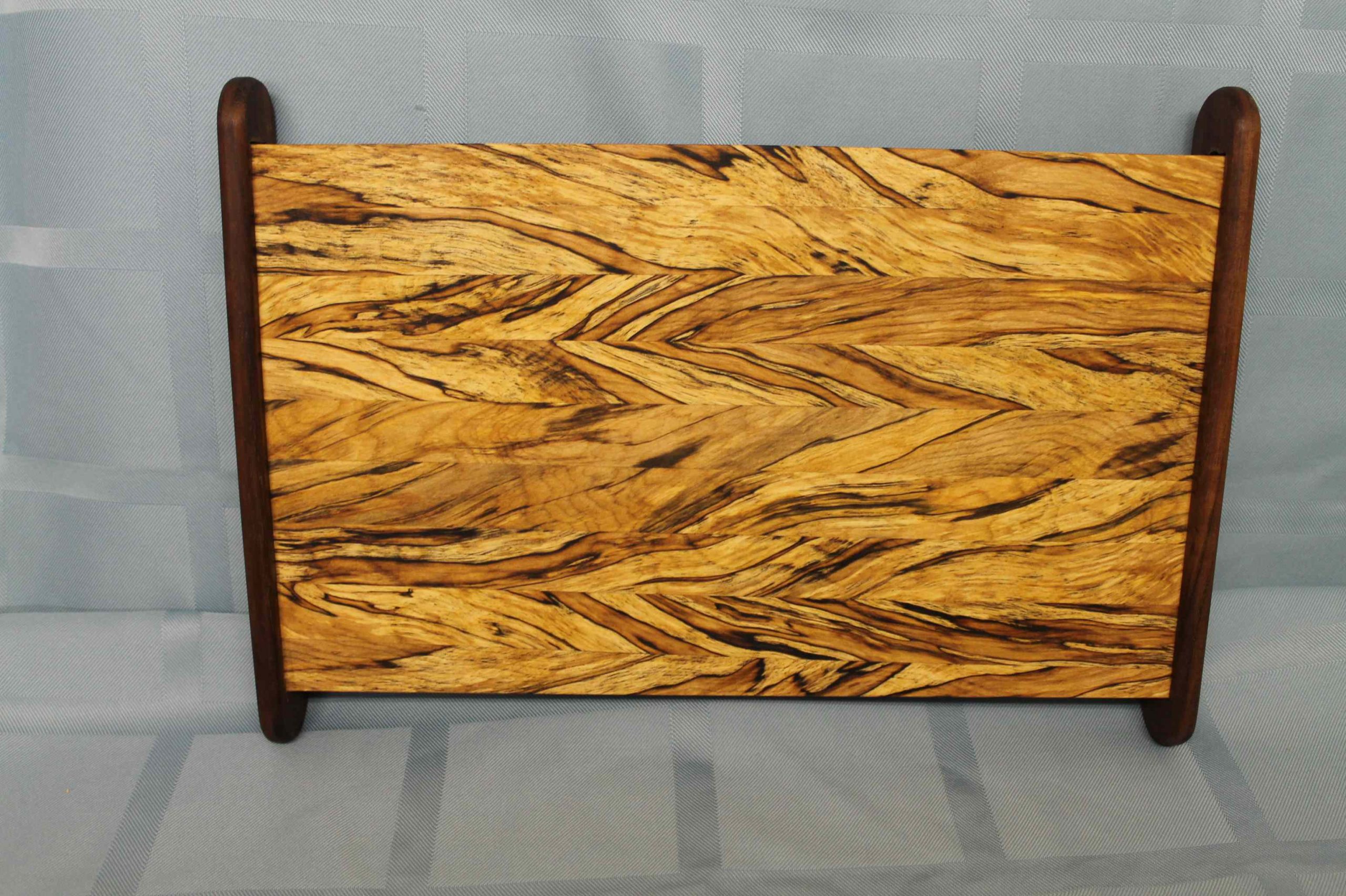 Serving board spalted birch