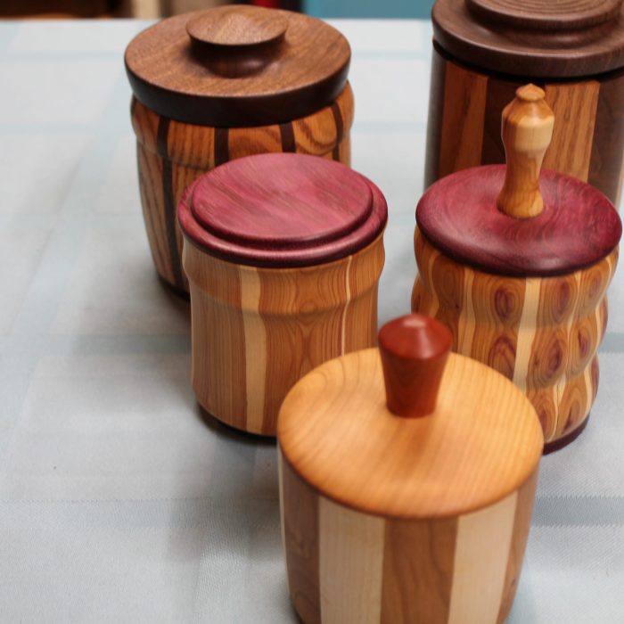 Threaded turned boxes