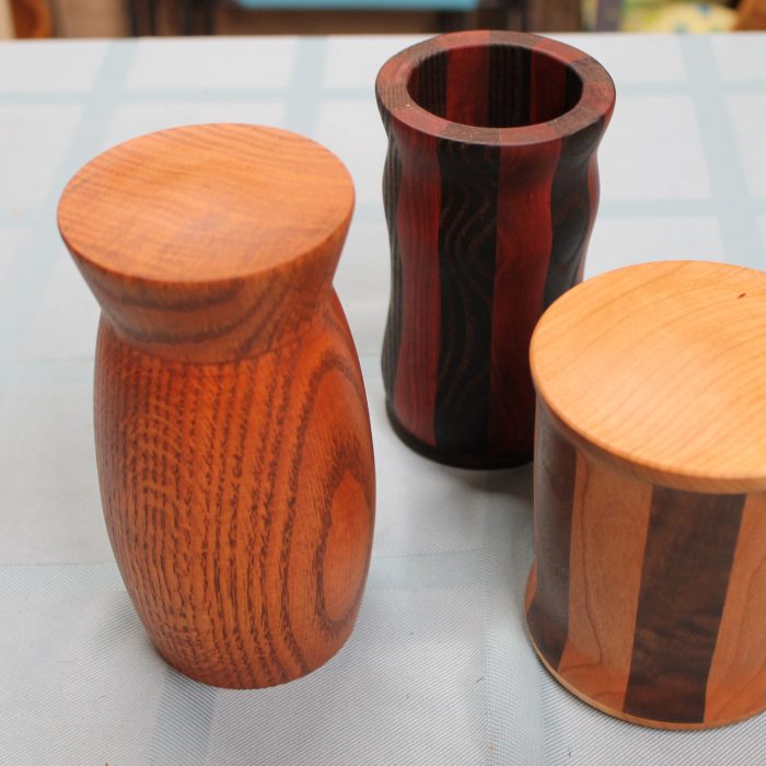 Threaded turned boxes 2